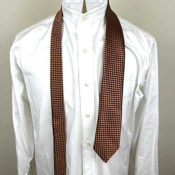 ‎Paul Smith Brown Silk Italian Tie Read - Picture 1 of 5